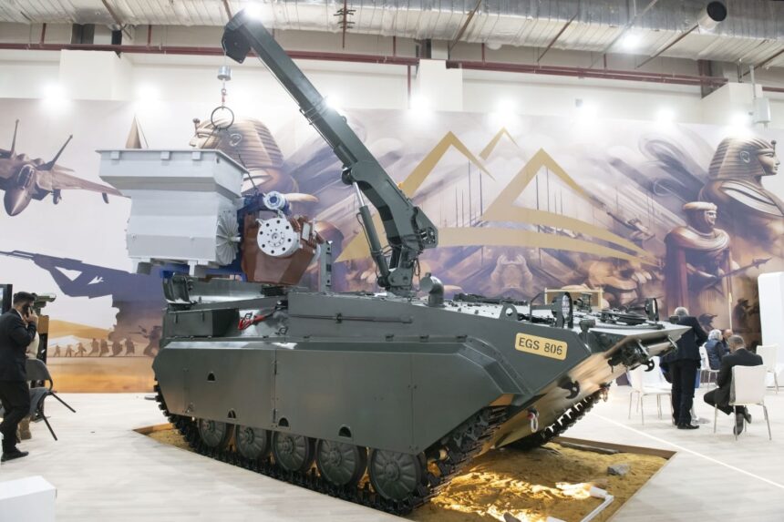 Egypt unveils ‘Sinai 806’ recovery vehicle and new rocket systems at EDEX 2025