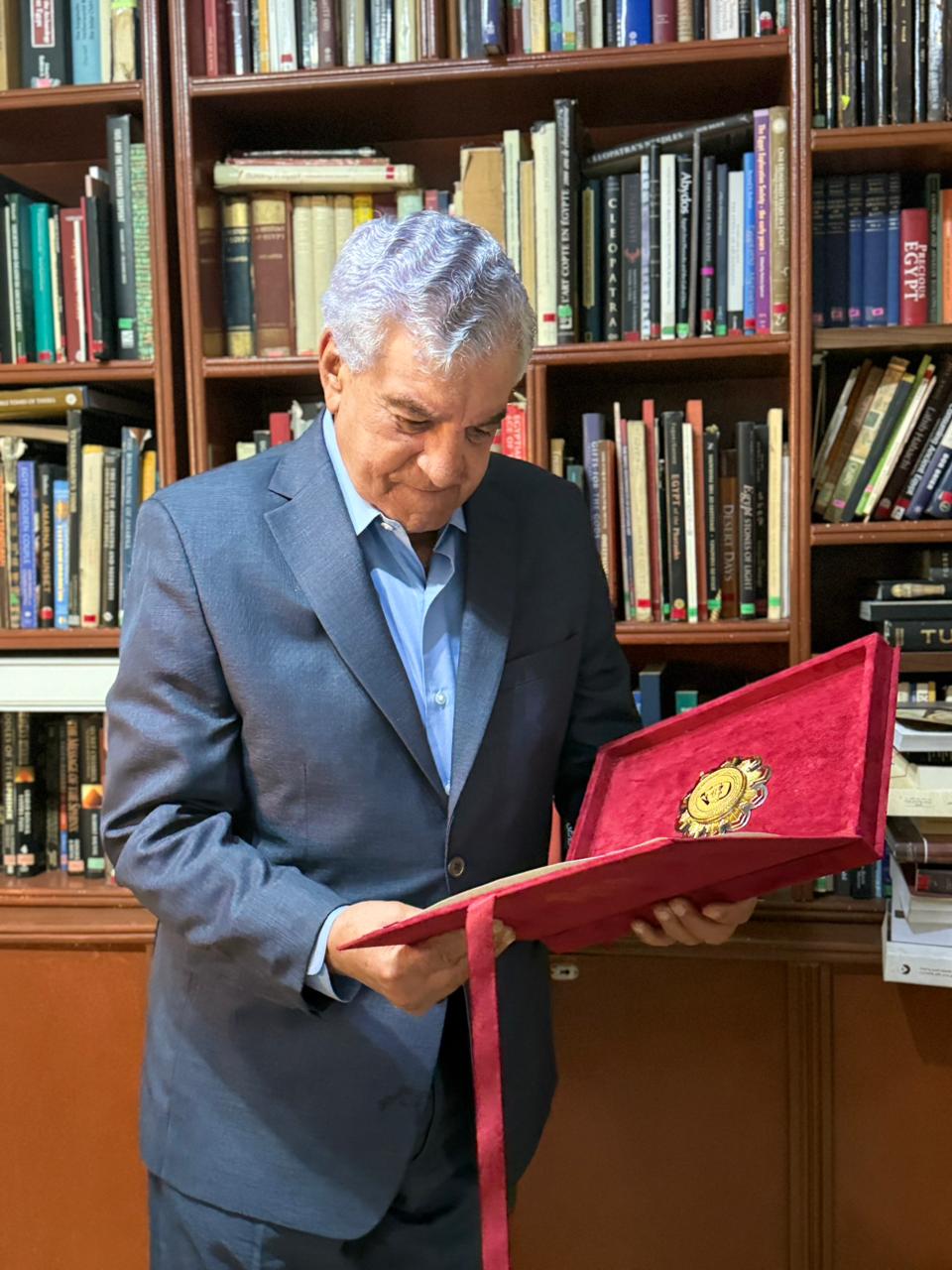 Delta University Honors Zahi Hawass with "Personality of the Year" Award for His Role in Preserving Egyptian Heritage and Enhancing the Global Status of Antiquities\