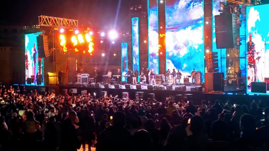 Ramy Sabry performs at opening of "The Village" in Egypt’s Celia development in New Administrative Capital