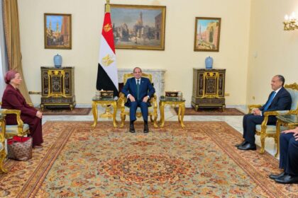 Al-Sisi pledges full support for UN desertification chief in Cairo meeting