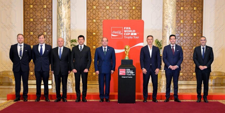 Al-Sisi highlights Egypt’s sporting readiness during 2026 World Cup trophy tour