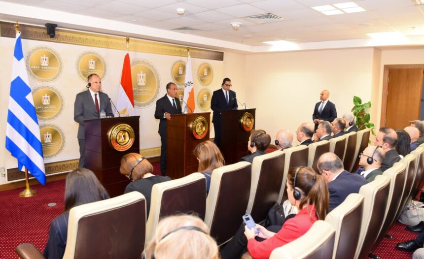 Egypt, Greece, Cyprus push for GREGY energy link and Gaza reconstruction