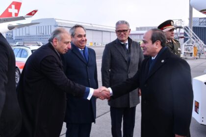 Egypt's Al-Sisi arrives for Davos for WEF, scheduled to meet Trump
