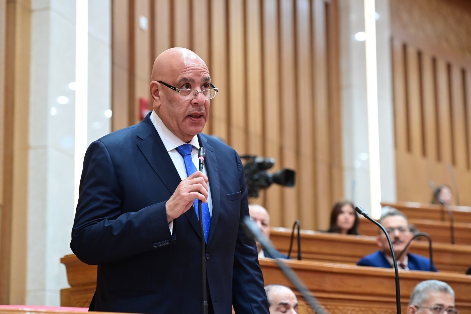 Former audit chief Hisham Badawi elected Egypt House Speaker with 521 votes