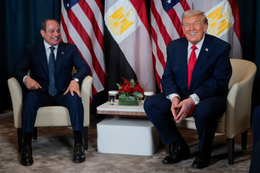 Trump vows to ‘get back on track’ Nile dam deal in meeting with Al-Sisi
