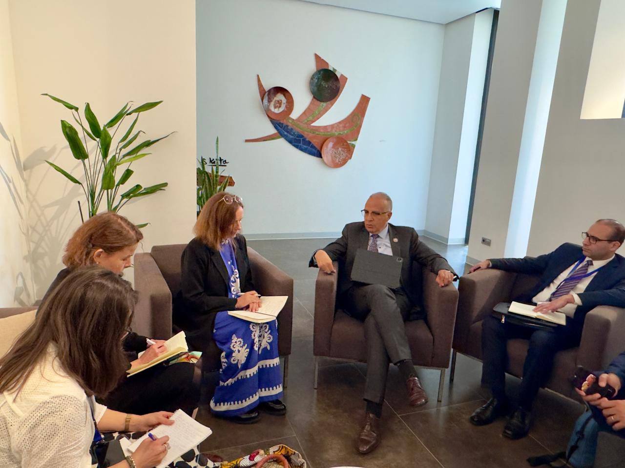 Egypt discusses cooperation with Finland, Germany, and Geneva Water Hub ahead of UN conference