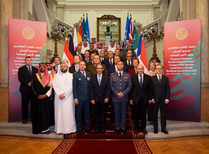 Cairo hosts preparatory talks for Paris conference on Lebanese security support