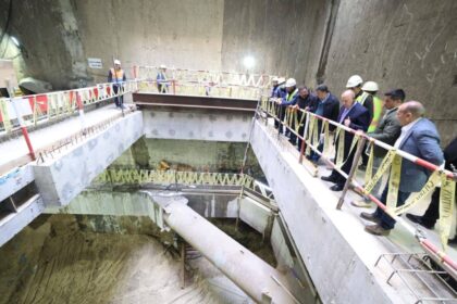 Residents evacuated to hotels following water pipe burst at Cairo Metro Line 4 station