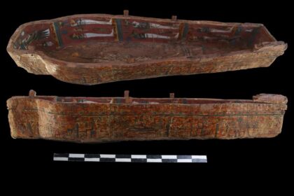 Egypt uncovers cache of coloured coffins of Amun chanters in Luxor