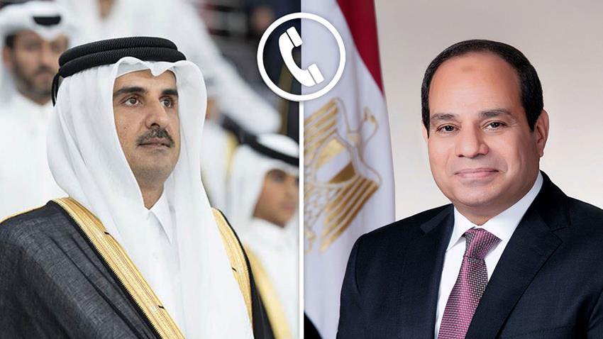 Sisi affirms Egypt stands by Qatar following Iranian missile strikes