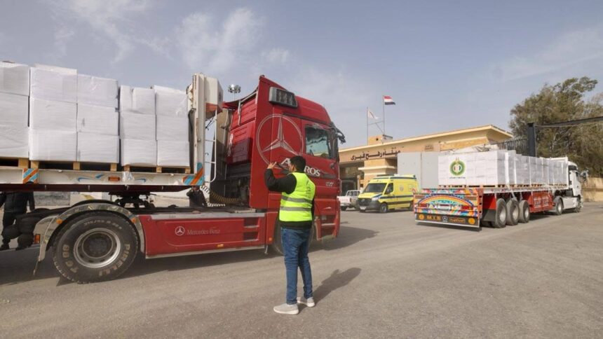 Tahya Misr, House of Zakat deliver 780 tonnes of food aid to Gaza ahead of Ramadan