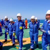 Petroleum Minister inspects Valaris DS-12 rig ahead of new Mediterranean gas drilling programme
