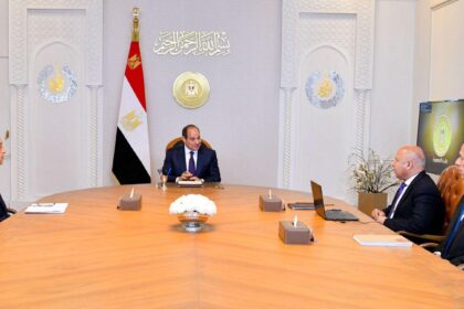 Al-Sisi reviews Damietta Port upgrades, major transport projects
