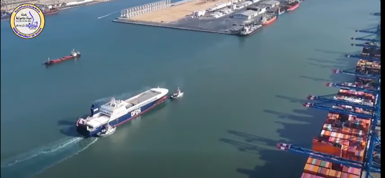 Damietta Port launches Ro-Ro transit service linking Europe to Gulf markets