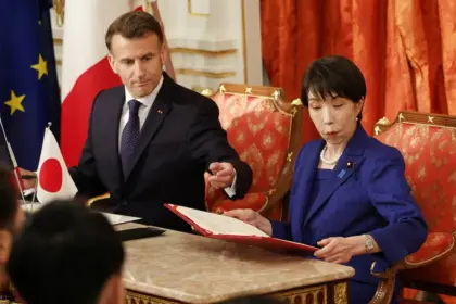 Japan, France agree to coordinate on reopening Strait of Hormuz as Trump says US will have ‘no role’