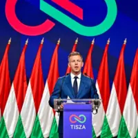 Peter Magyar, leader of the Tisza party