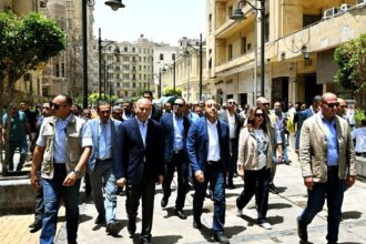Madbouly inspects Downtown Cairo revival projects, launches ‘Art Street’ initiative