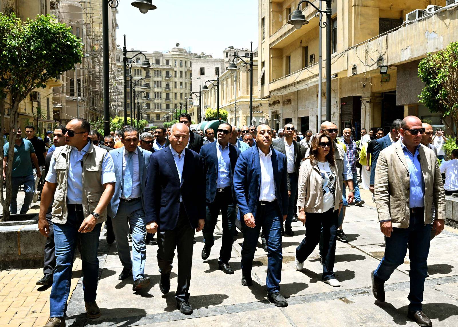 Madbouly inspects Downtown Cairo revival projects, launches ‘Art Street’ initiative