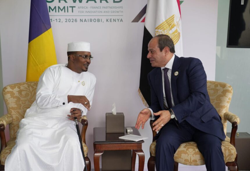 Egypt, Chad leaders pledge deeper trade ties, stress regional stability at Africa-France summit