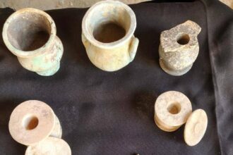Egypt uncovers first near-complete funerary assemblage at Panhesy Tomb in Ancient Heliopolis