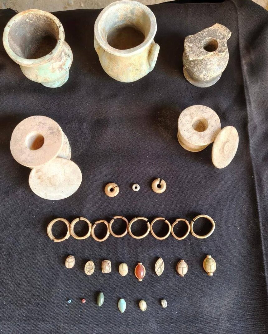 Egypt uncovers first near-complete funerary assemblage at Panhesy Tomb in Ancient Heliopolis