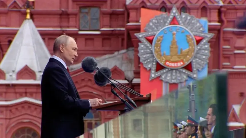 Putin says Russian forces are fighting NATO-backed aggression as Trump announces Ukraine ceasefire