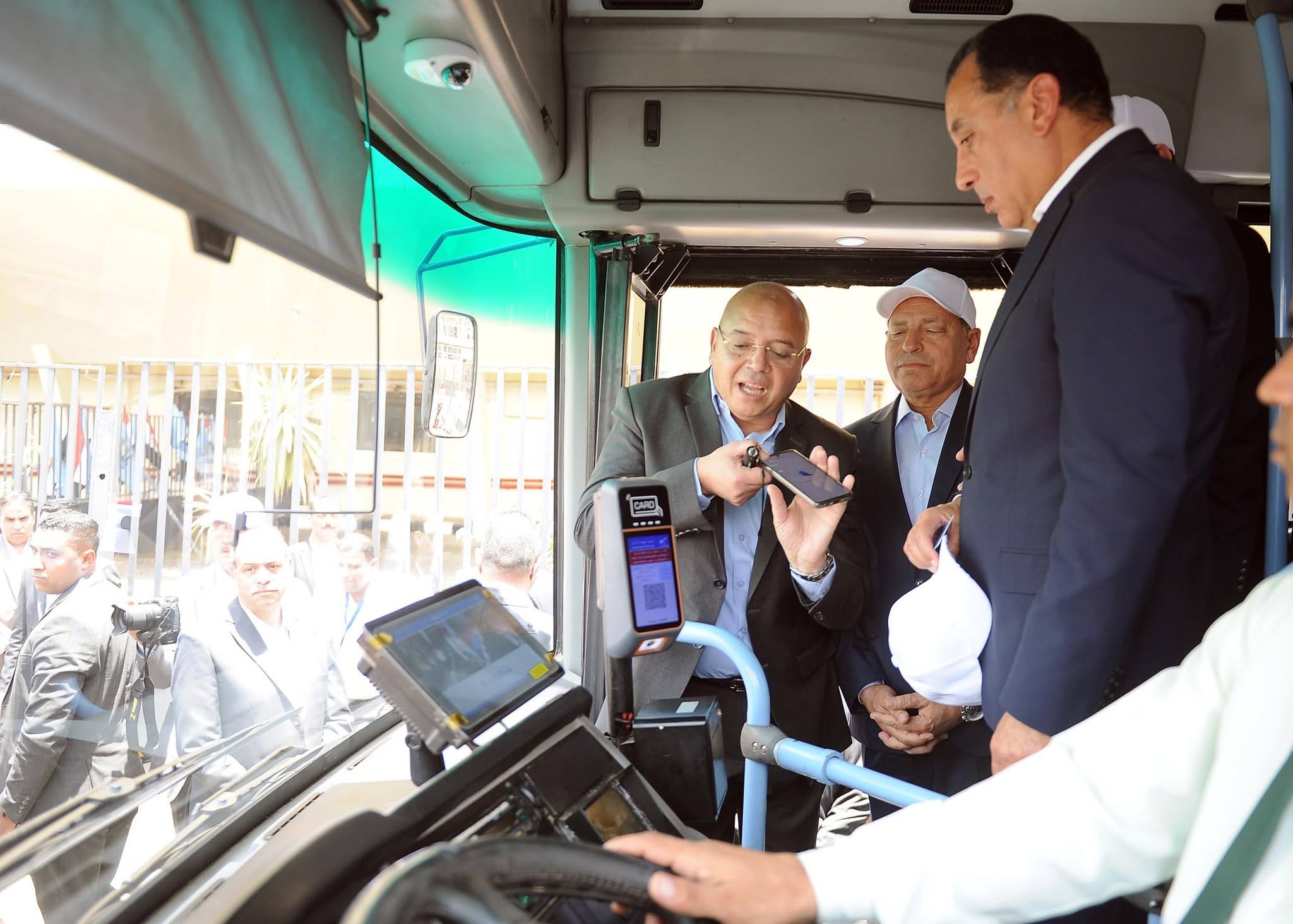 Egypt’s PM inspects Cairo public transport modernisation, historical mosque restoration