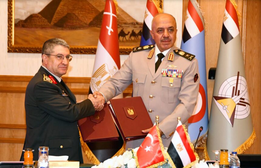 Egypt, Turkey sign military cooperation pact as joint aerial drills begin