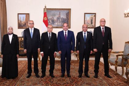 Egyptian president swears in new heads of top judicial and legal authorities
