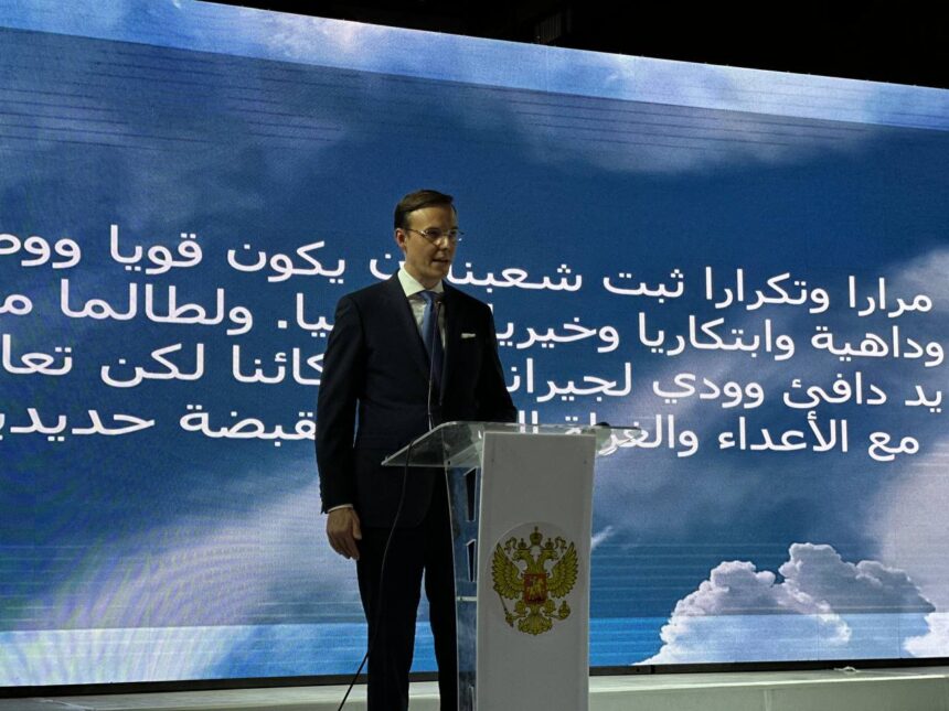 Russian Chargé d'Affaires in Egypt Yuri Matveev