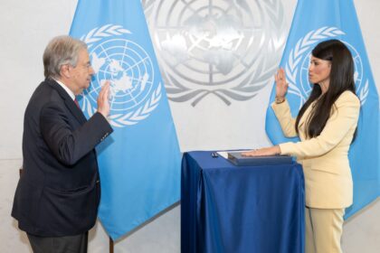 Egypt’s Rania Al-Mashat takes oath of office as UNESCWA Executive Secretary