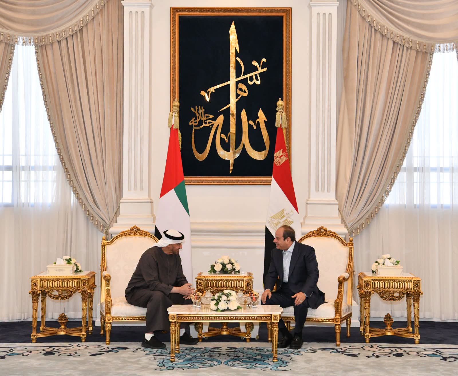 Al-Sisi, UAE president discuss regional developments during El Alamein meeting