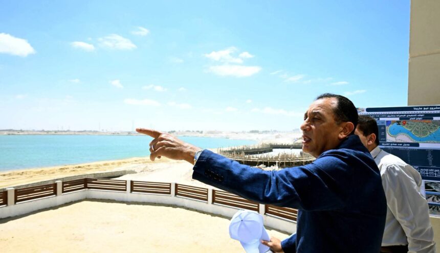 Madbouly inspects ‘Marina 8’, ‘M8 by the Lake’ and water infrastructure projects in New Alamein