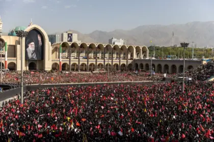 Iran funeral draws millions as Hormuz tensions and diplomacy remain in focus
