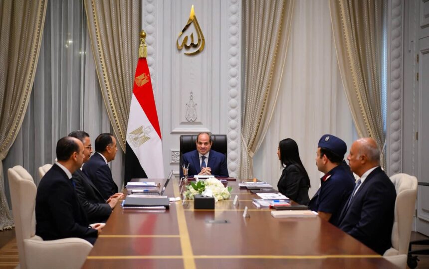 Al-Sisi reviews strategic commodity stocks, social protection measures