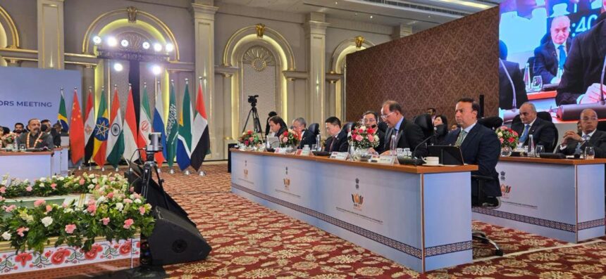 Egyptian finance minister calls for fairer global financial system at 1st BRICS finance meeting in India