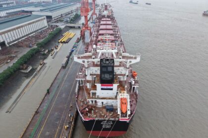 Egypt's National Navigation Company takes delivery of two 82,000-ton dry bulk carriers from China