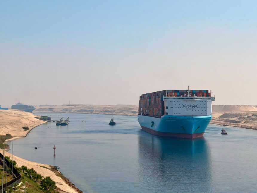 Suez Canal restores Europe-Asia shipping services amid increased Maersk transits