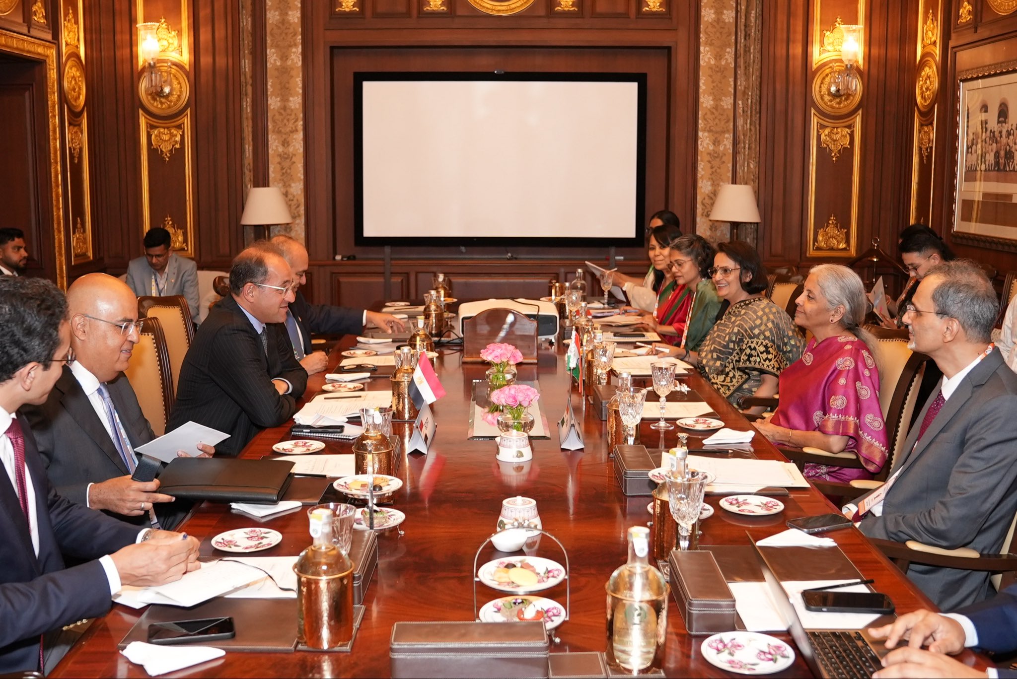 Egyptian finance minister calls for fairer global financial system at 1st BRICS finance meeting in India