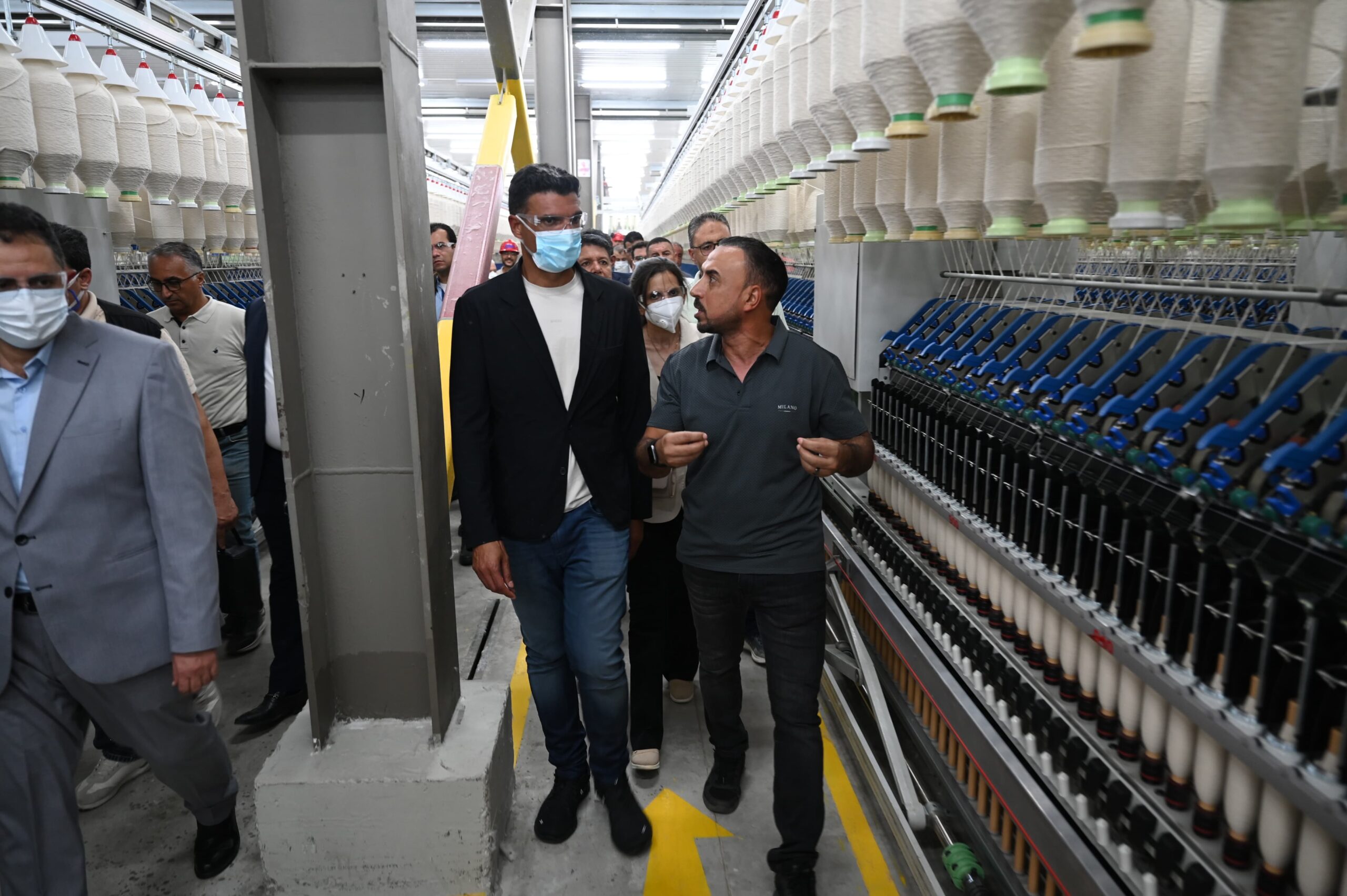 Industry minister inspects furniture, fertilizer and textile factories in Damietta