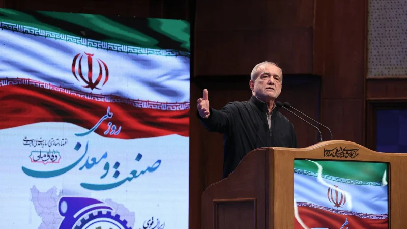 Iranian President Masoud Pezeshkian