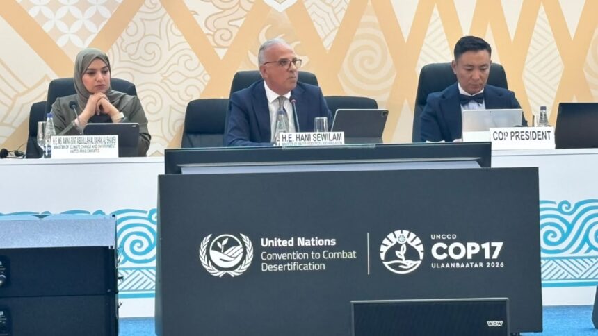 Egypt urges legally binding global drought protocol ahead of COP18 presidency