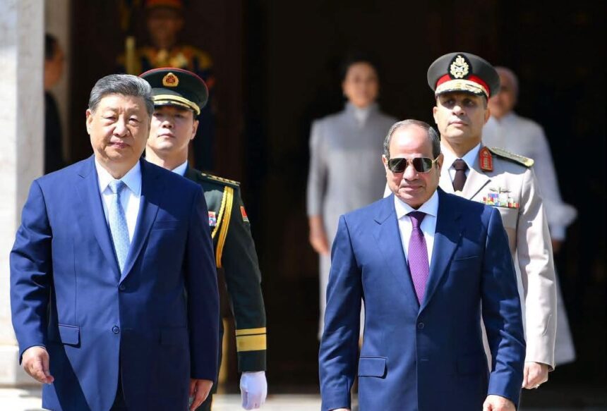 Xi, Al-Sisi reject displacement of Palestinians, urge immediate Gaza ceasefire