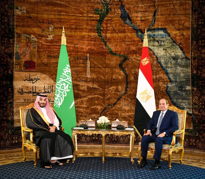 Al-Sisi, Saudi Crown Prince discuss regional security, trade and investment in Cairo