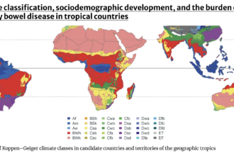 Inflammatory bowel disease cases rise across tropics, but map tells only part of story
