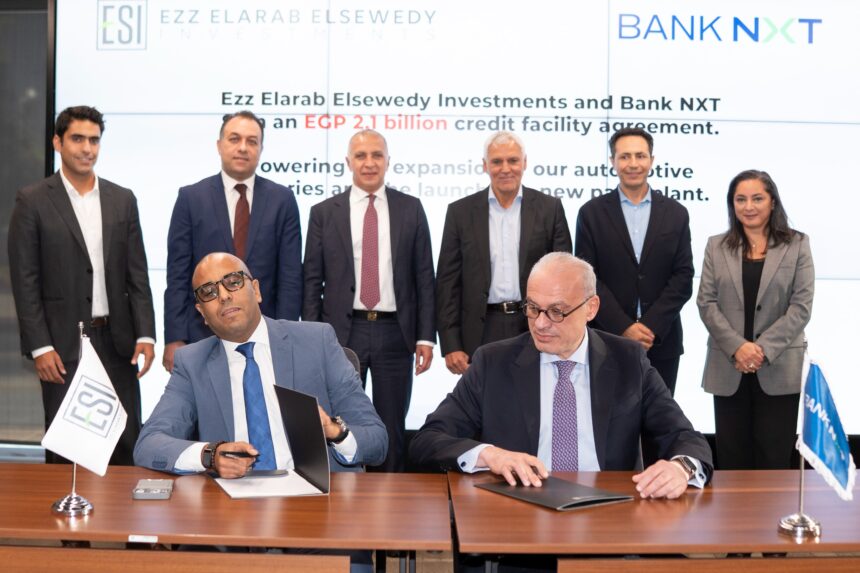 Bank NXT signs EGP 2.1bn credit facility with Ezz Elarab Elsewedy for automotive expansion