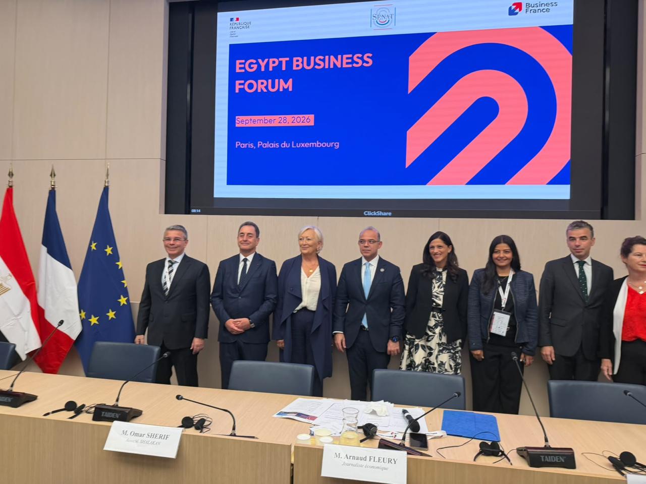 Egypt-France Business Forum opens in Paris with participation of over 200 companies