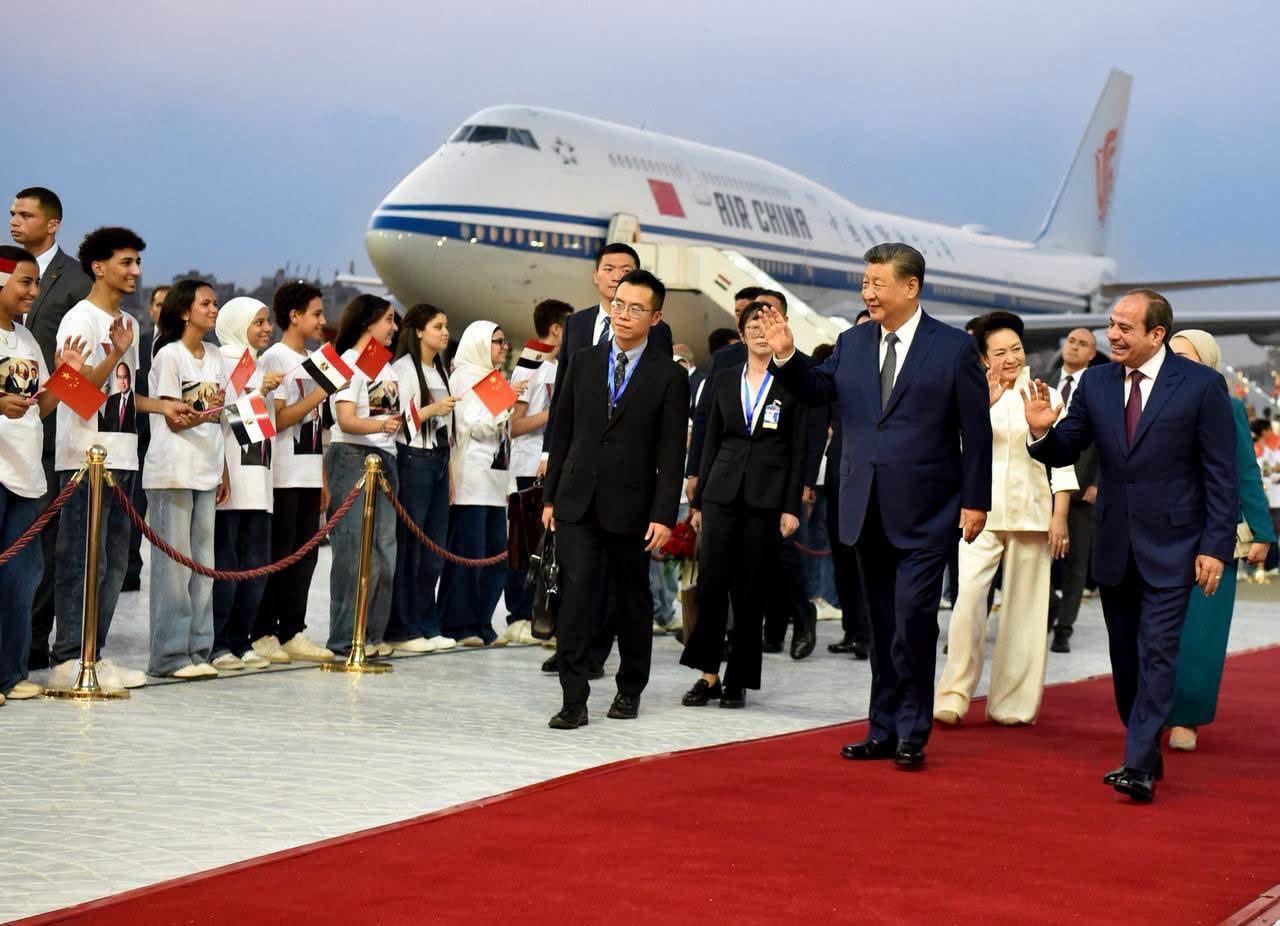 China's Xi arrives in Egypt to expand defence, tech and trade ties