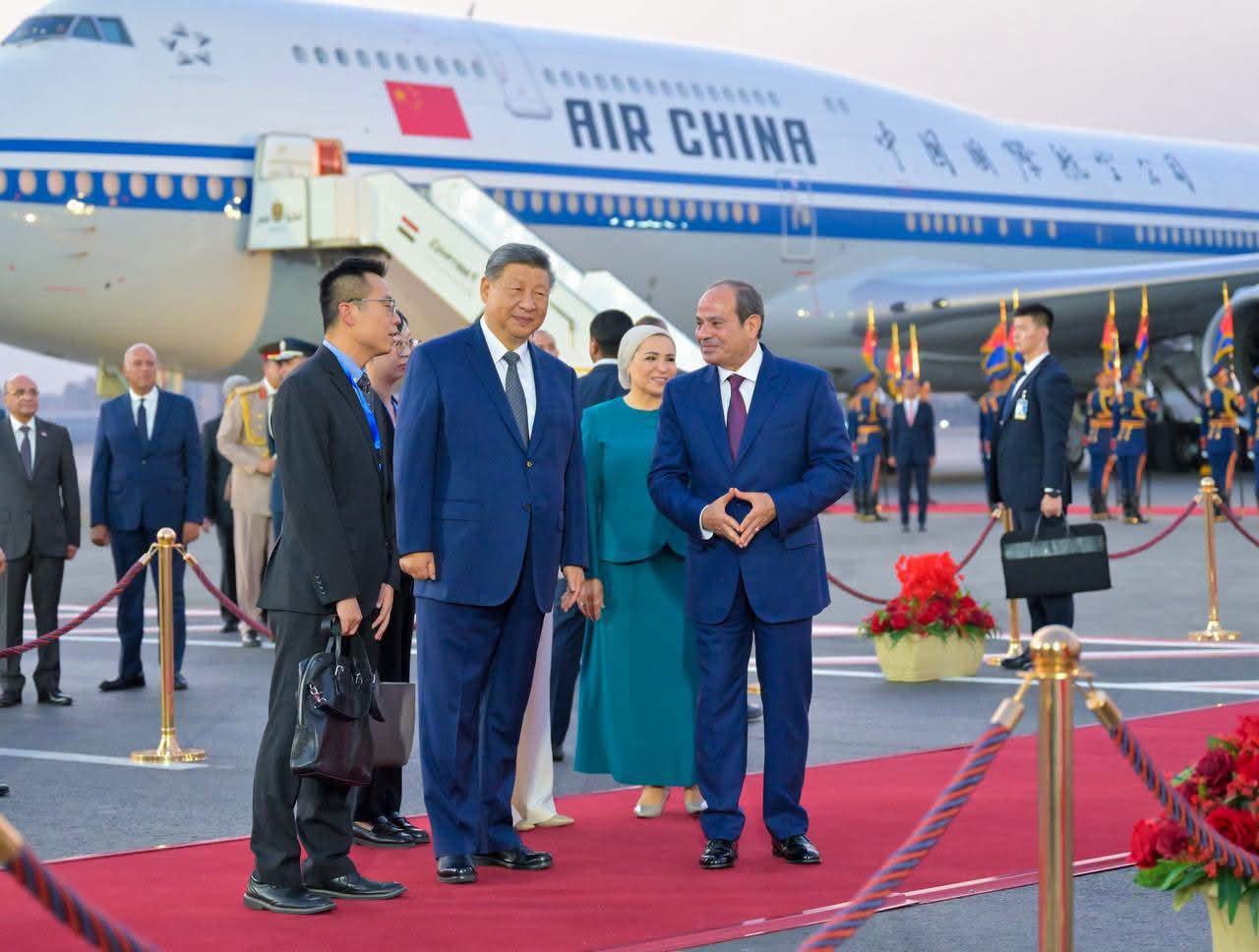 China's Xi arrives in Egypt to expand defence, tech and trade ties