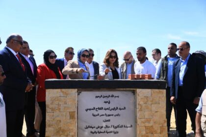 Cornerstone laid for date-processing complex in New Valley’s Shorbagy Oasis